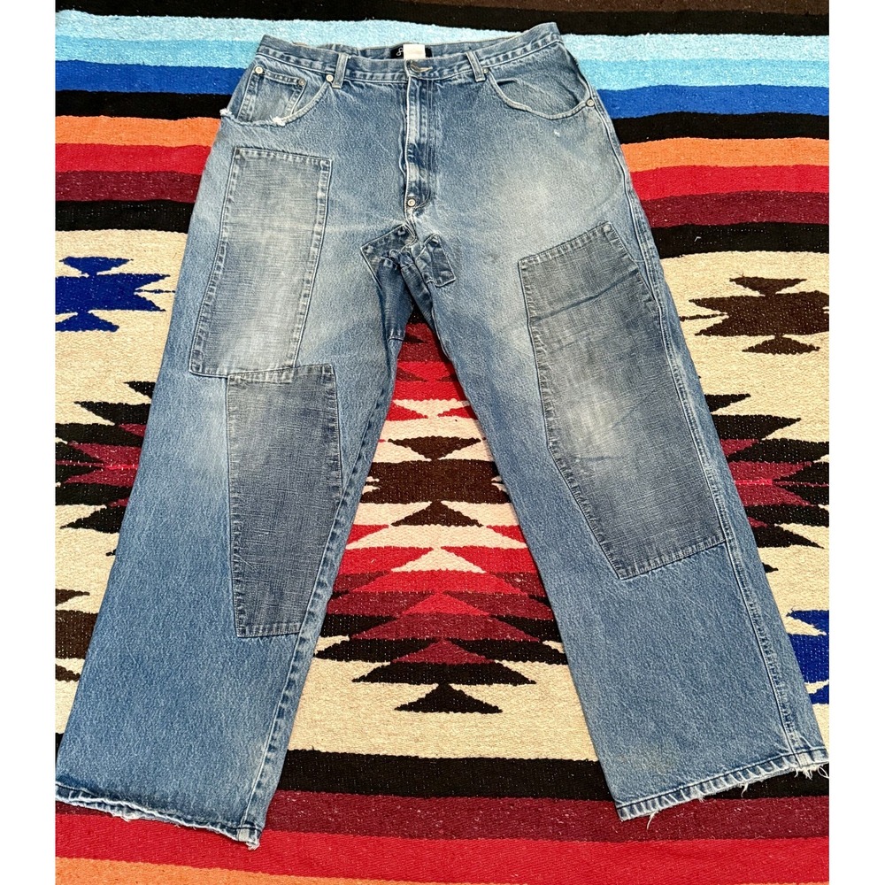 VTG Y2K Sean John Jeans Men's Denim Loose Patchwork SkateCore- 36x29